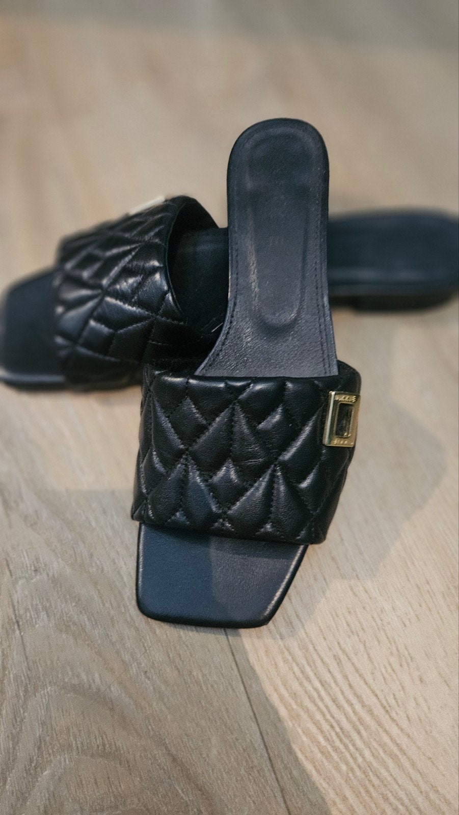 Nikkie Plessen Zwarte Slippers Maat 38, Slippers, Zwart, Nikkie Plessen, Ophalen of Verzenden