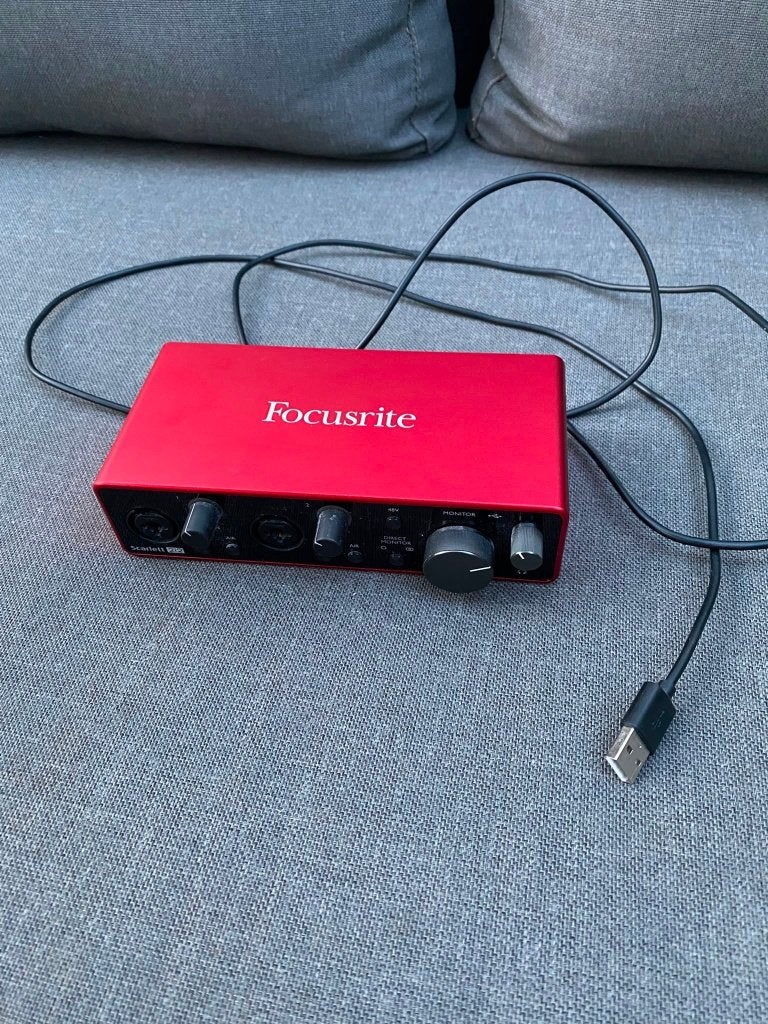 Focusrite Scarlett 2i2 3rd Gen audio-interface, Overige merken, Ophalen of Verzenden, Minder dan 60 watt, Gebruikt