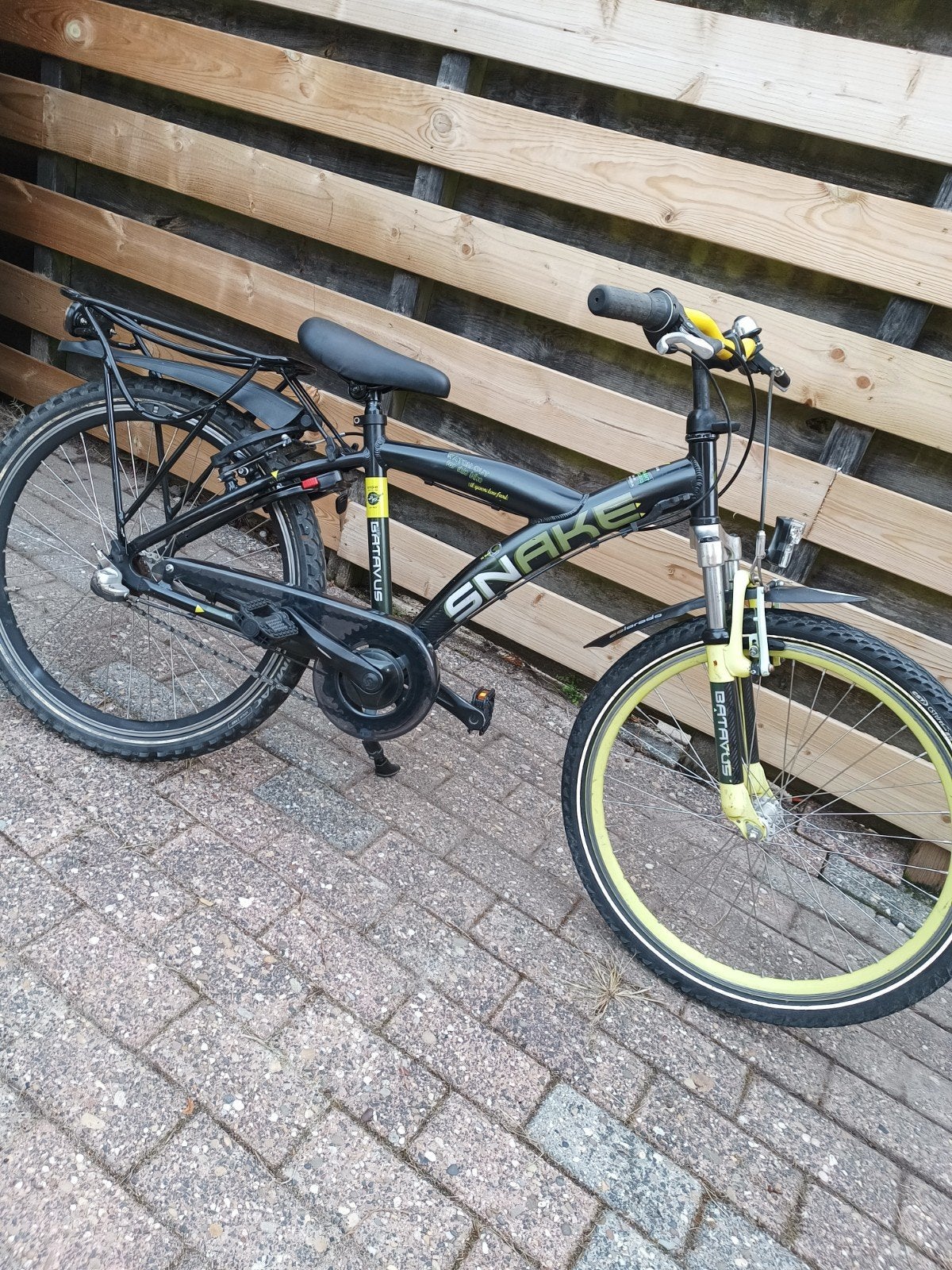 Batavus Snake 24 inch, Ophalen, Zo goed als nieuw, 24 inch, Handrem