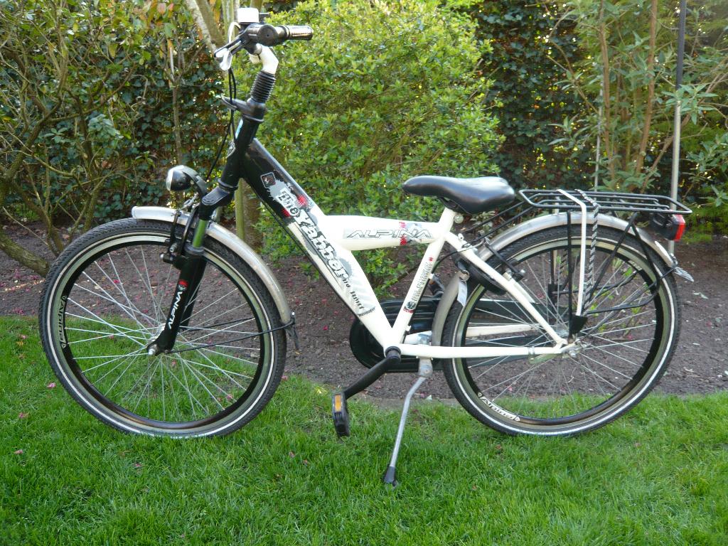mooie 24inch alpina yabber no limit met voorvering, Fietsen en Brommers, Ophalen, Gebruikt, 24 inch, Alpina