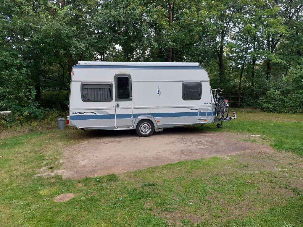 Caravan Fendt Saphir, met mover en luifel, Omvormbare zithoek, Rondzit, Kachel, Particulier