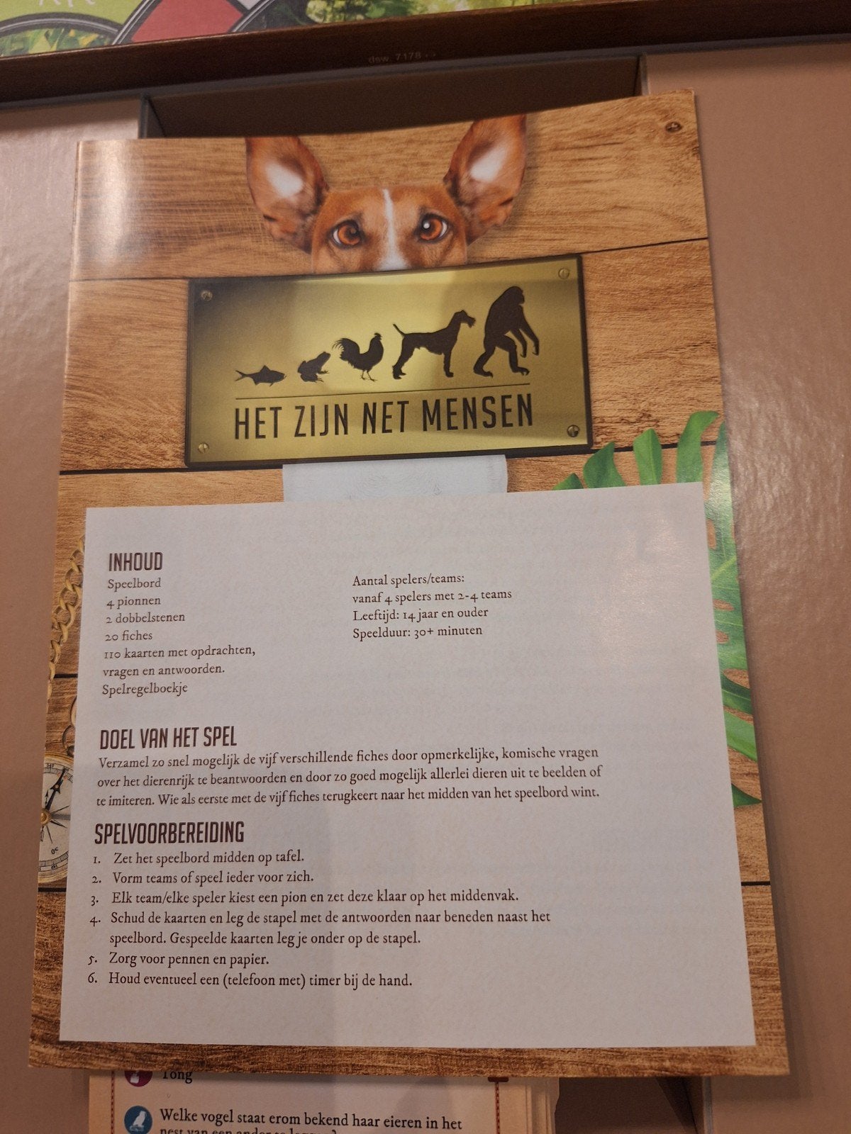 Het zijn net mensen, Ophalen, Nieuw