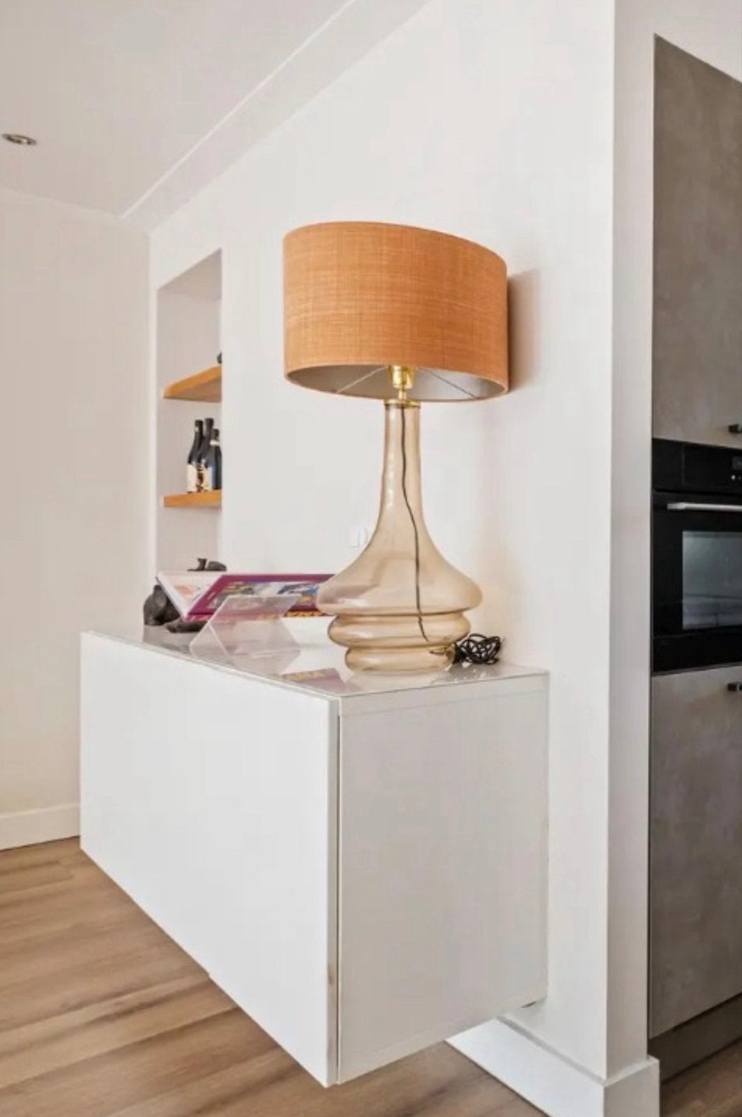 Madame Garage Tafellamp - 82cm hoog, Ophalen, Zo goed als nieuw, Overige merken