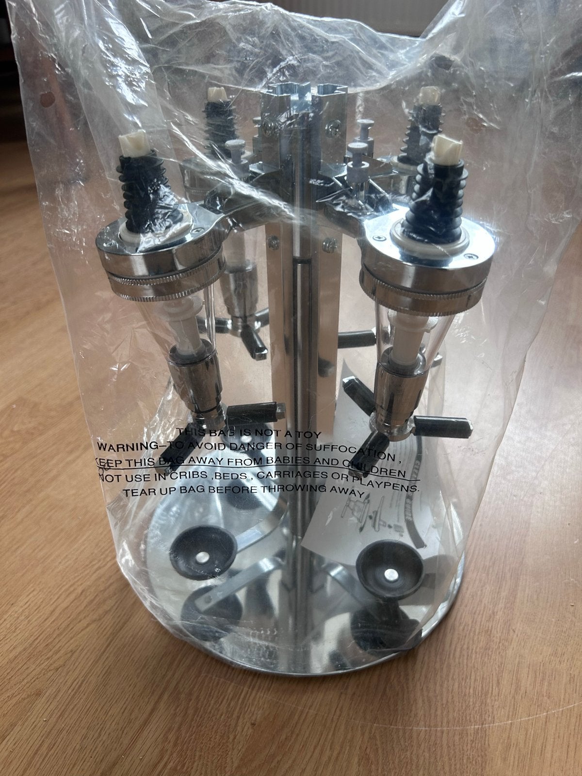 Nieuwe Drank Dispenser met 4 Flessenhouders, Ophalen of Verzenden, Nieuw