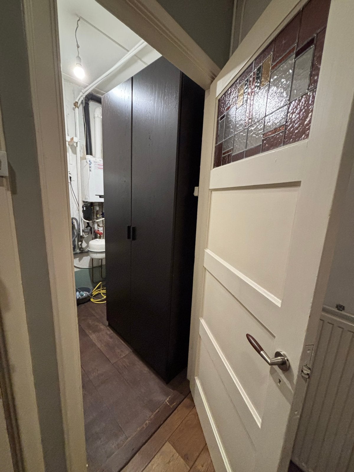IKEA kledingkast zwart, Huis en Inrichting, Kasten | Kledingkasten, Ophalen, Gebruikt, 200 cm of meer, 50 tot 100 cm