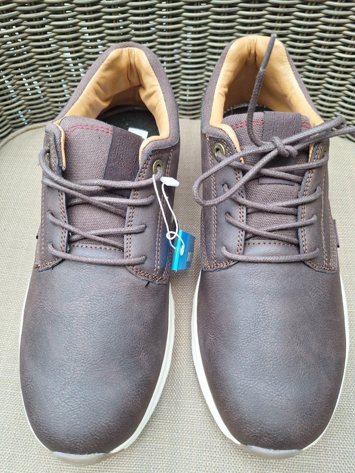 Nieuwe MNTG Comfort Foam Sneakers Maat 44 Bruin, Bruin, Ophalen of Verzenden, Sneakers of Gympen, Nieuw