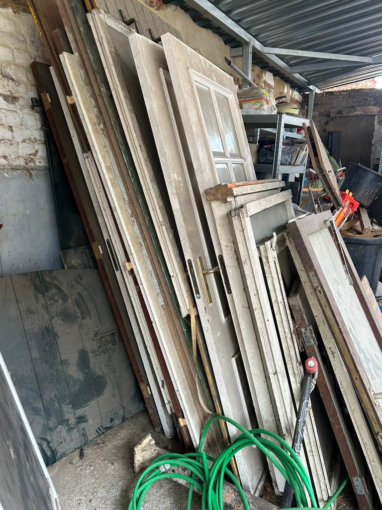 Deuren/binnen deuren/stal deuren/buiten deuren, Doe-het-zelf en Verbouw, Ophalen, Gebruikt, Minder dan 25 mm, Plank