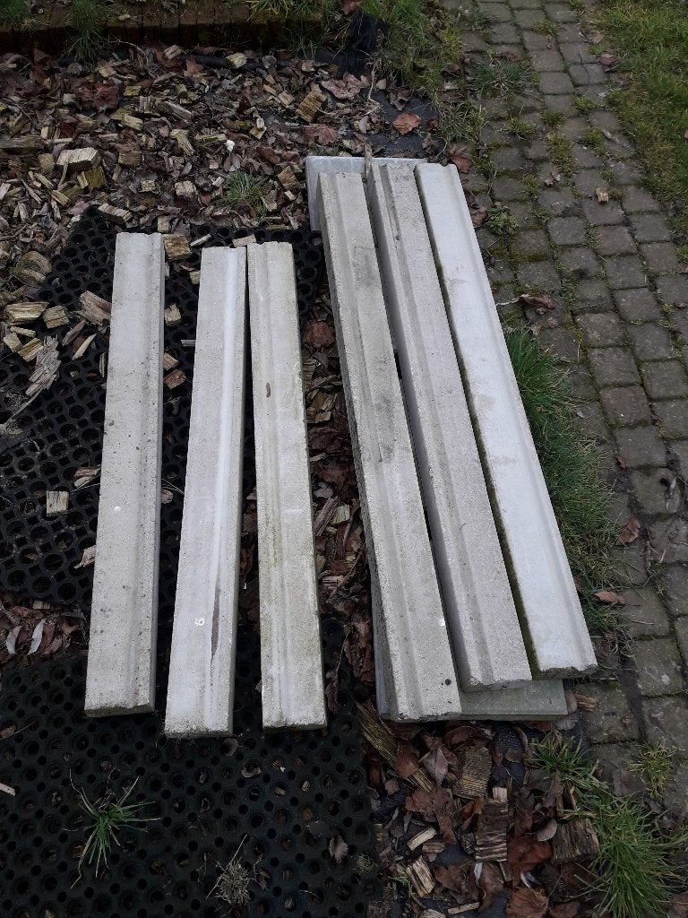betonlatei 60x100, Ophalen of Verzenden, Zo goed als nieuw, Bakstenen