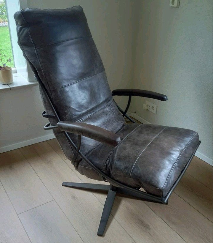 Draaifauteuil, Ophalen, Gebruikt, Leer