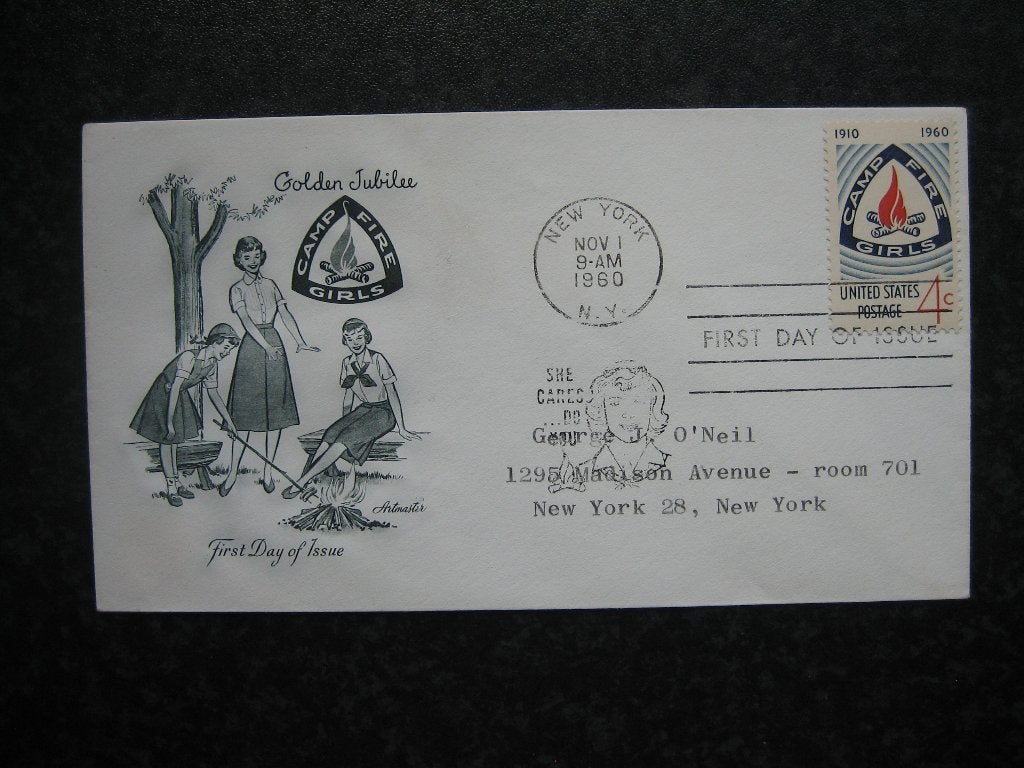 scouting usa 50 jaar bestaan Camp fire girls 1960, Verzamelen, Ophalen of Verzenden, Embleem, Speld of Insigne