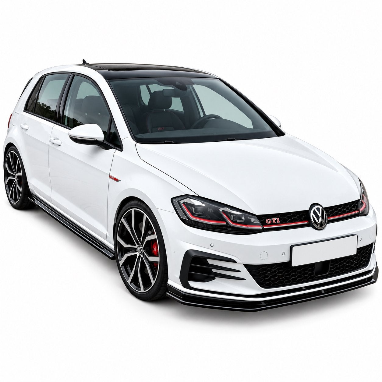 Golf 7 7.5 gti gte gtd sisdeskirts extensions zijskirts, Ophalen of Verzenden