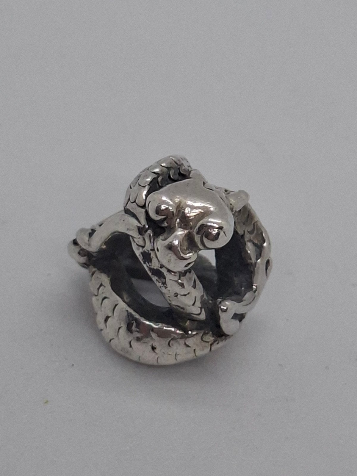 Trollbeads Zilveren Bedel Kleine Draak LAA 925, 1 bedel, Ophalen of Verzenden, Zilver, Trollbeads