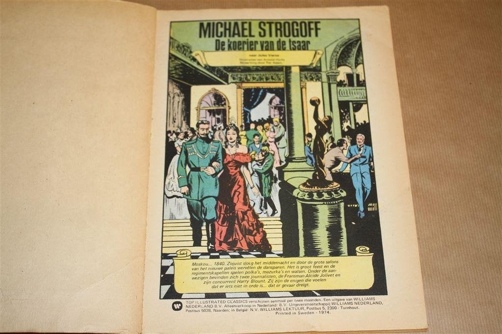 Michael Strogoff. De koerier van de tsaar. Jules Verne., Boeken, Eén stripboek, Ophalen of Verzenden, Gelezen