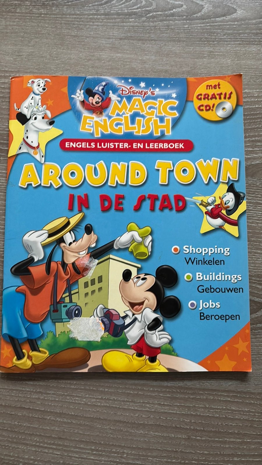 Disney Magic English leer- en luisterboek Around Town met CD, Boeken, Ophalen of Verzenden, Nieuw