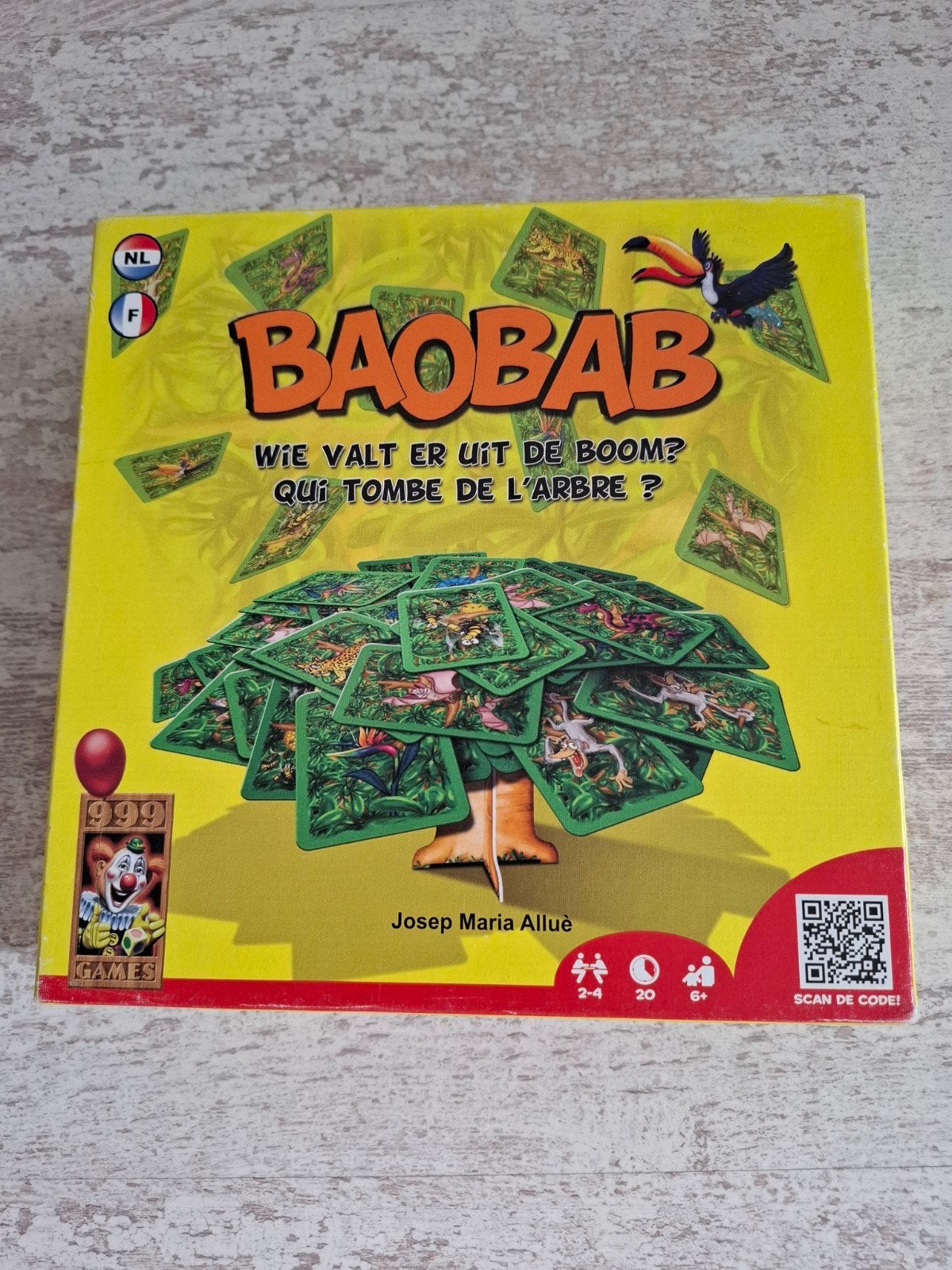 leuk spel BAOBAB de kaarten boom, Een of twee spelers, Ophalen of Verzenden, Zo goed als nieuw