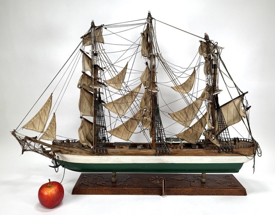 305. Scheepsmodel - Clipper Ship "Rainbow" 1845, 20e eeuw, Verzamelen, Scheepvaart, Ophalen, Gebruikt, Zeilboot, Schaalmodel