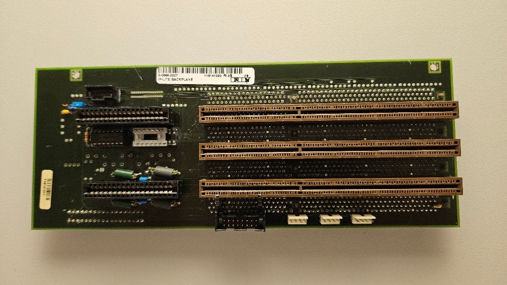 Vintage eisa backplane - kontron ip-lite (3 + 4 slots), Ophalen of Verzenden