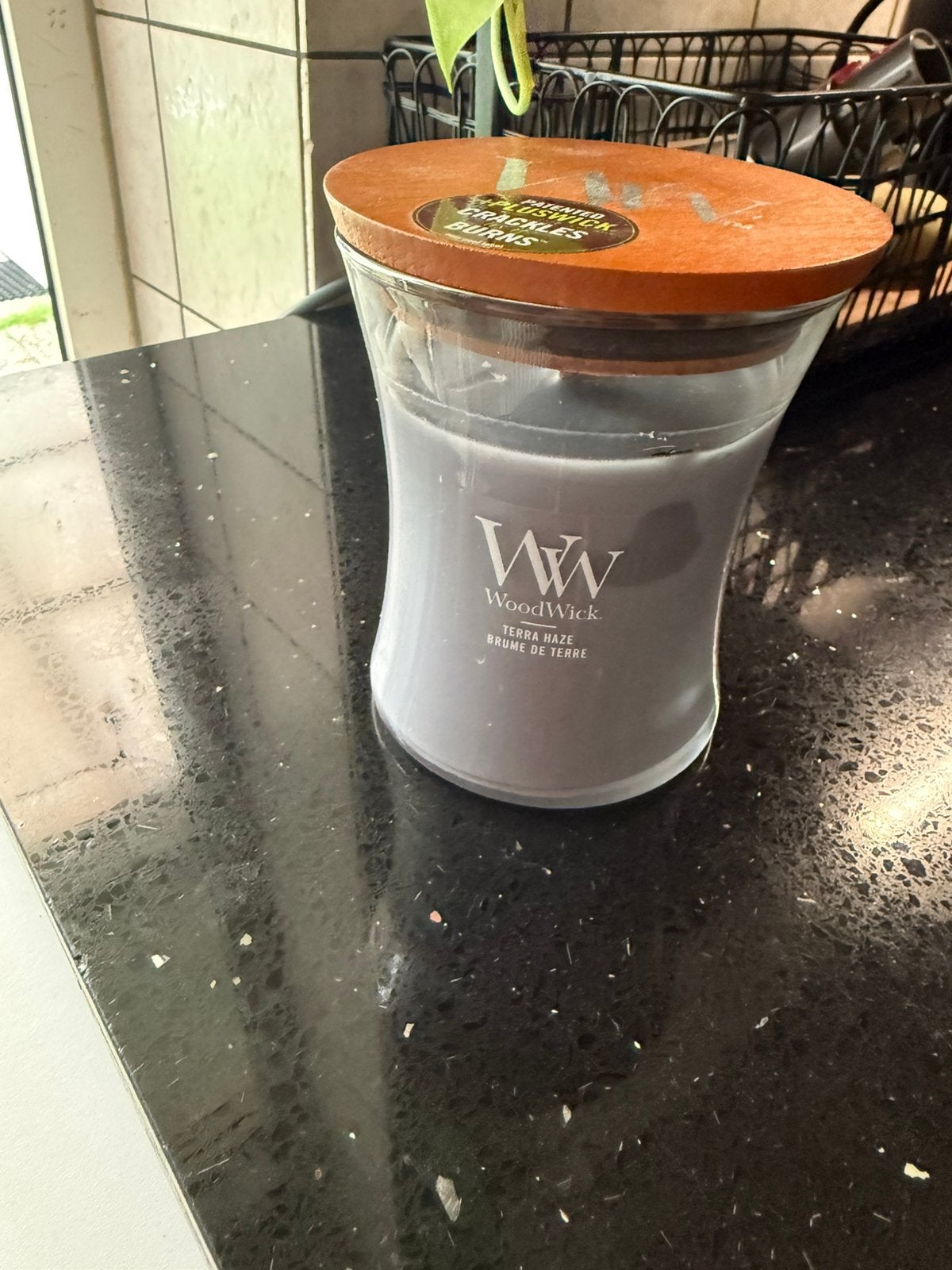 WoodWick Terra Haze geurkaars 275g, Huis en Inrichting, Ophalen, Kaars, Woodwick