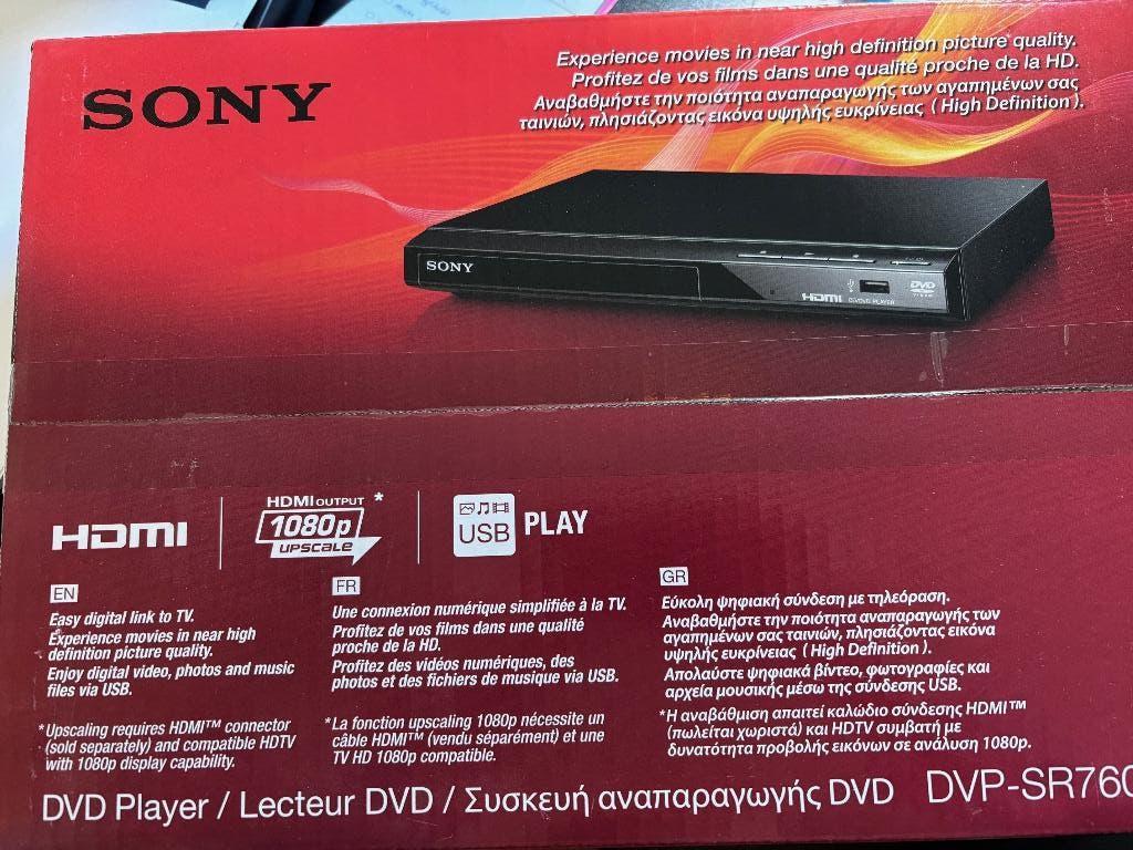 SONY DVD-speler (DVP-SR760H) - Nieuw, Ophalen, Nieuw, Dvd-speler, Sony
