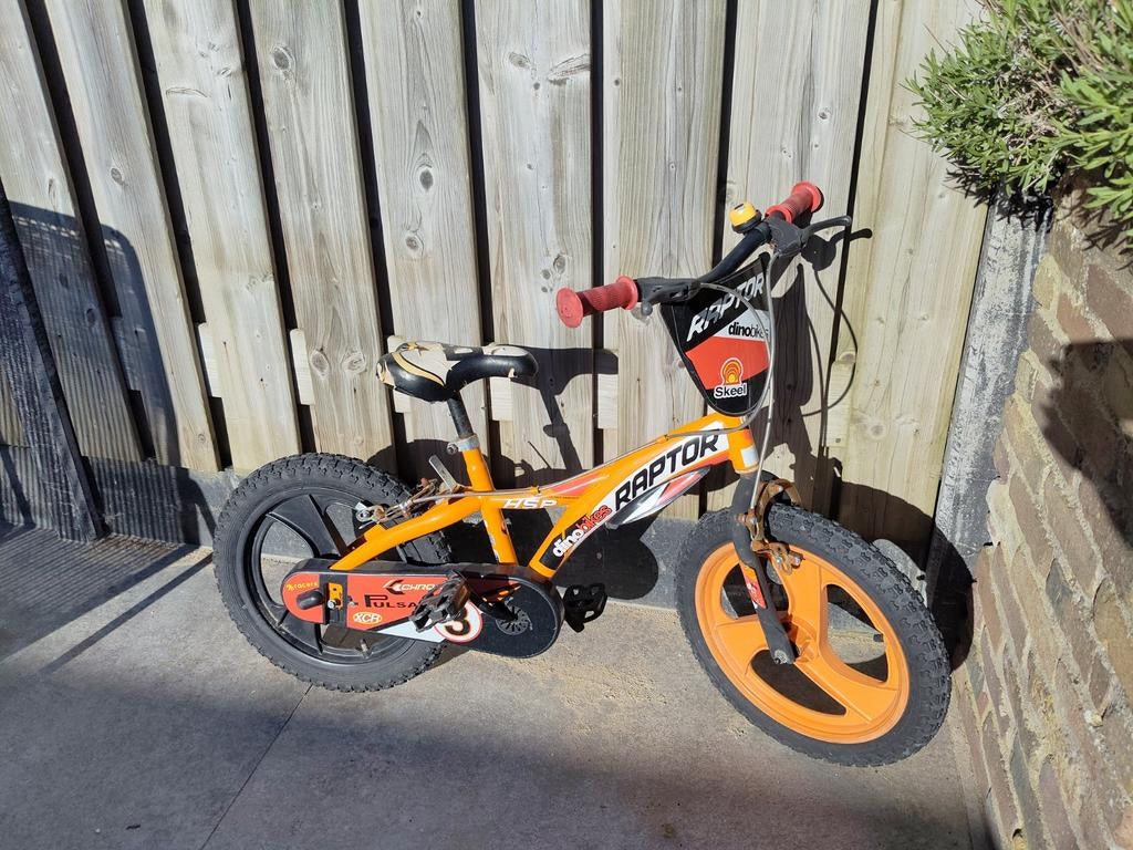Kids bike, Fietsen en Brommers, Fietsen | Kinderfietsjes, Zijwieltjes, Gebruikt, Ophalen of Verzenden, Minder dan 16 inch