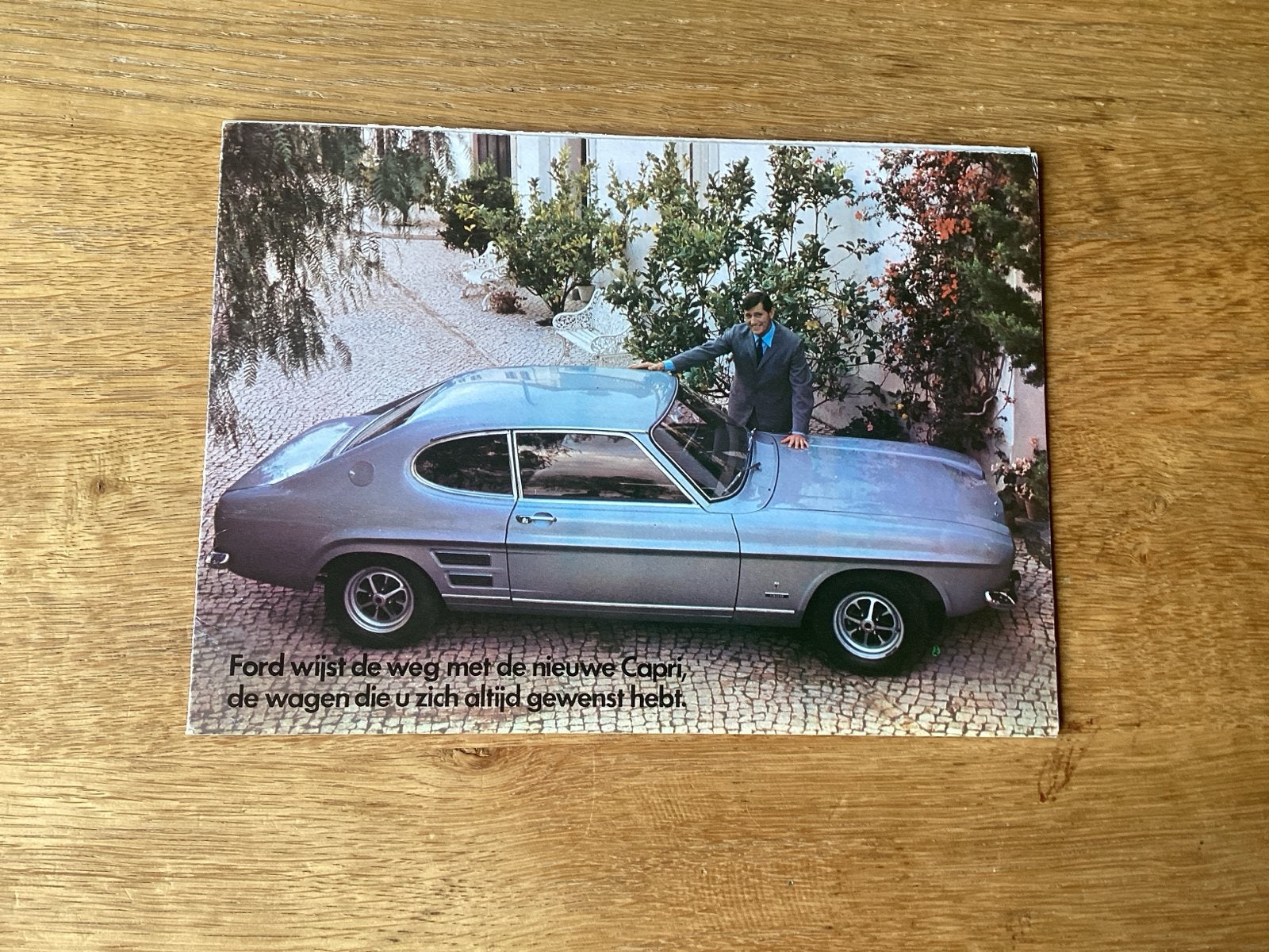 Ford Capri brochure uit 1969 - Zeldzaam!, Ophalen of Verzenden, Gelezen, Ford
