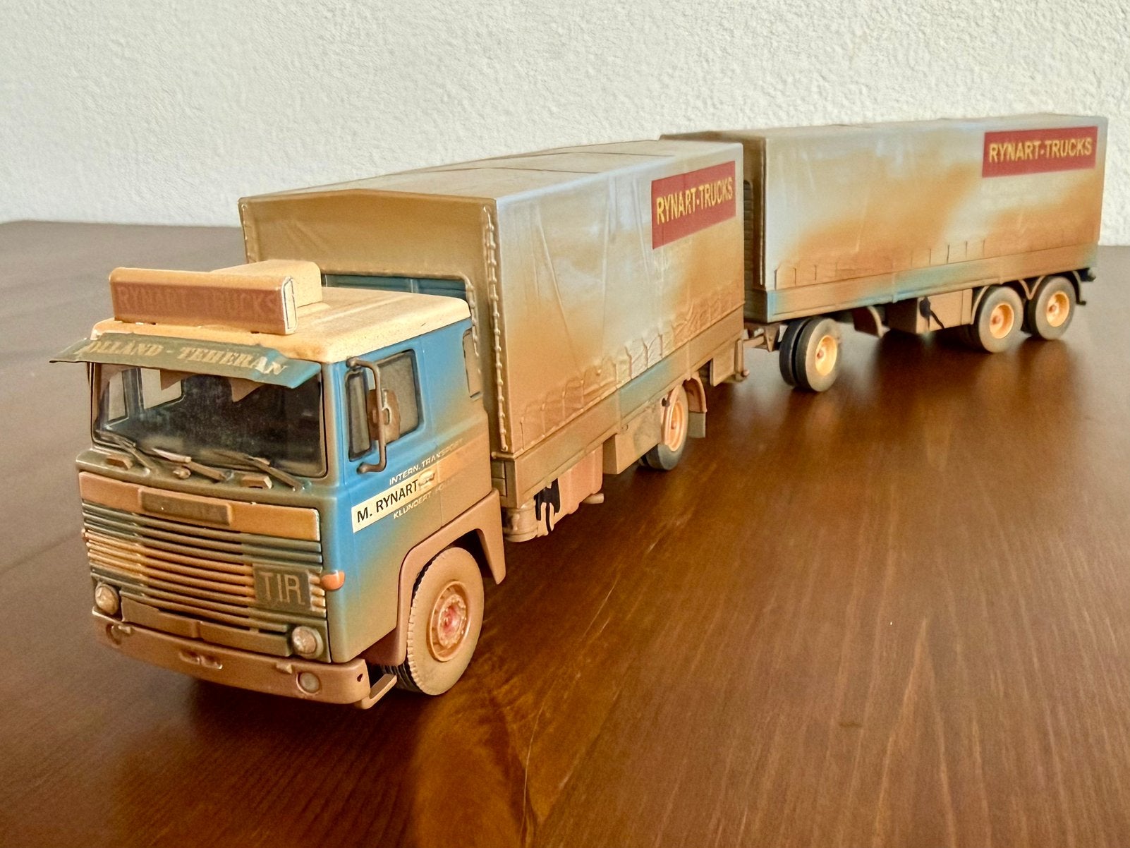 Rynart Trucks, Scania 111 “Dirt Sand Edition” UNIEK ‼️, Hobby en Vrije tijd, Modelauto's | 1:50, Ophalen of Verzenden, Zo goed als nieuw