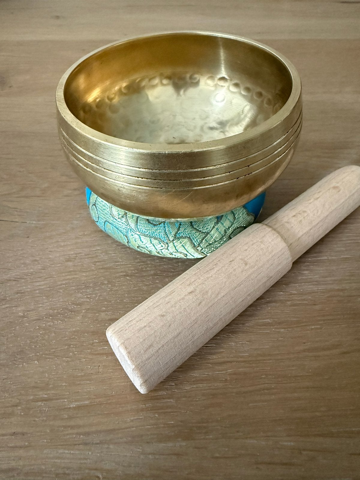 8 cm Klankschaal met kussen en klopper, Ophalen of Verzenden, Zo goed als nieuw