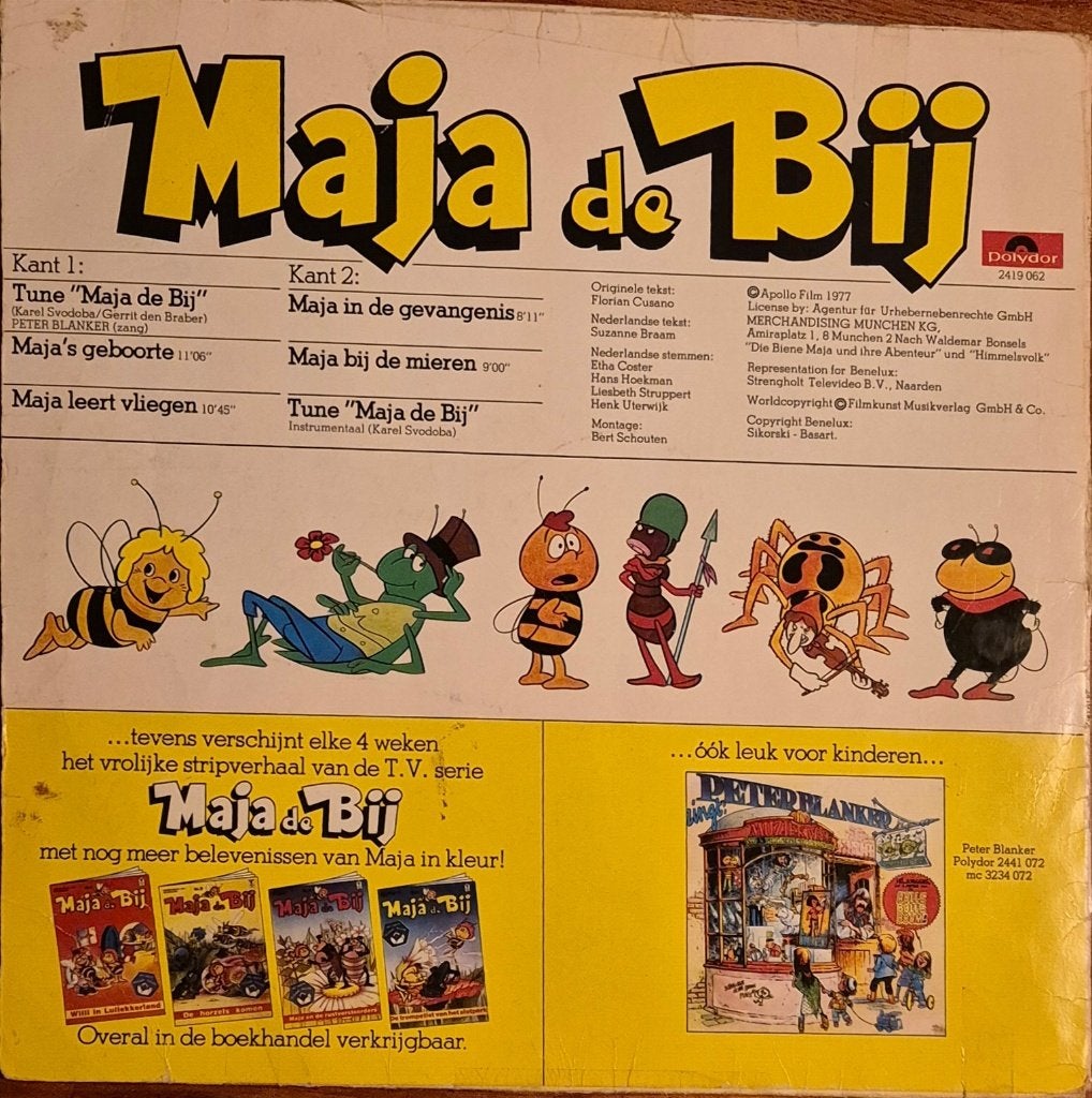 Maja de Bij - Herkenningsmelodie (LP)  #l237#, LP, Gebruikt, Tot 2 jaar, Ophalen of Verzenden