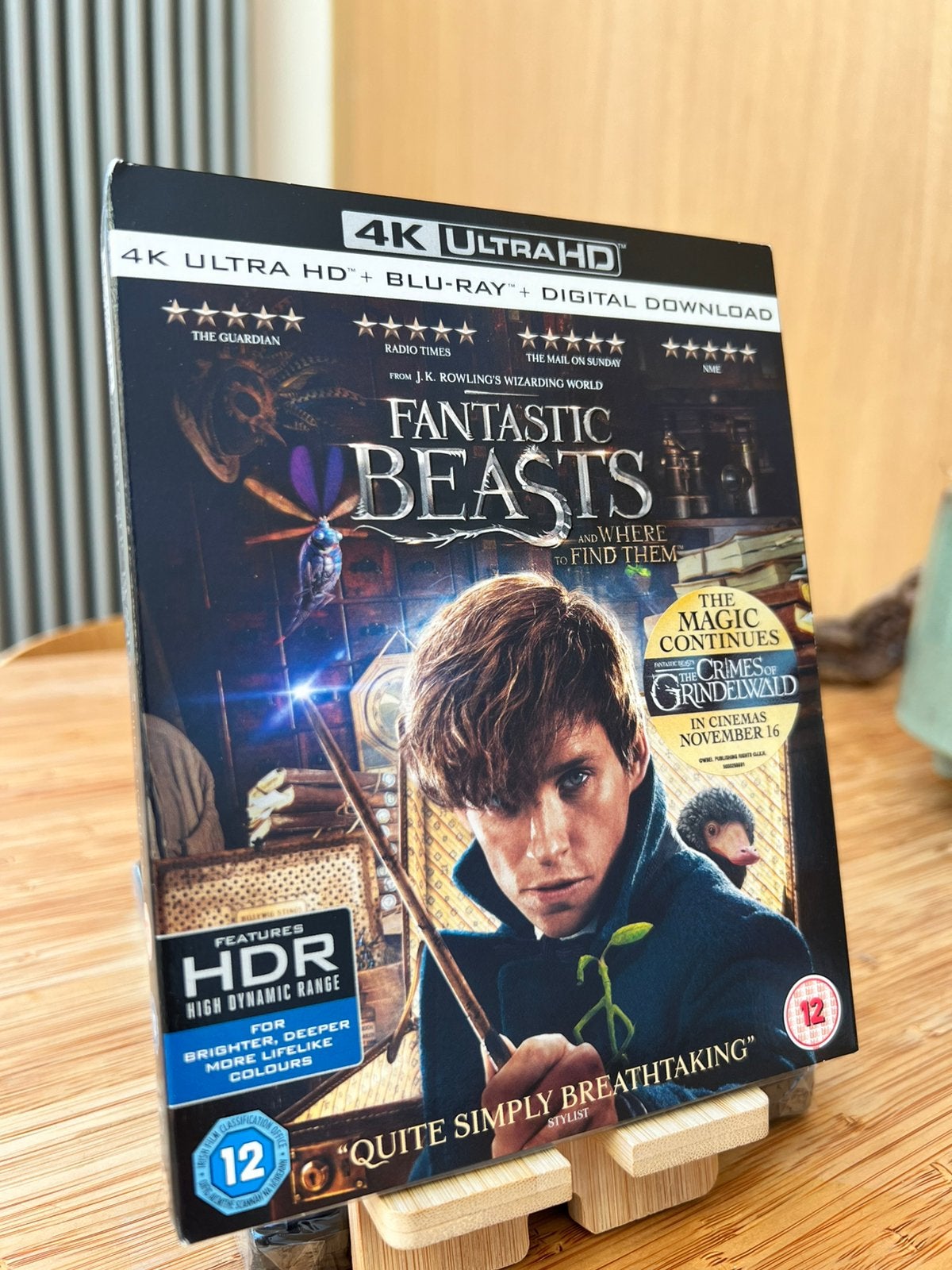 Fantastic Beasts and Where to Find Them 4K Blu-ray incl Slip, Inclusief extra's, Film, Kinderen en Jeugd, 4K Ultra HD Blu-ray