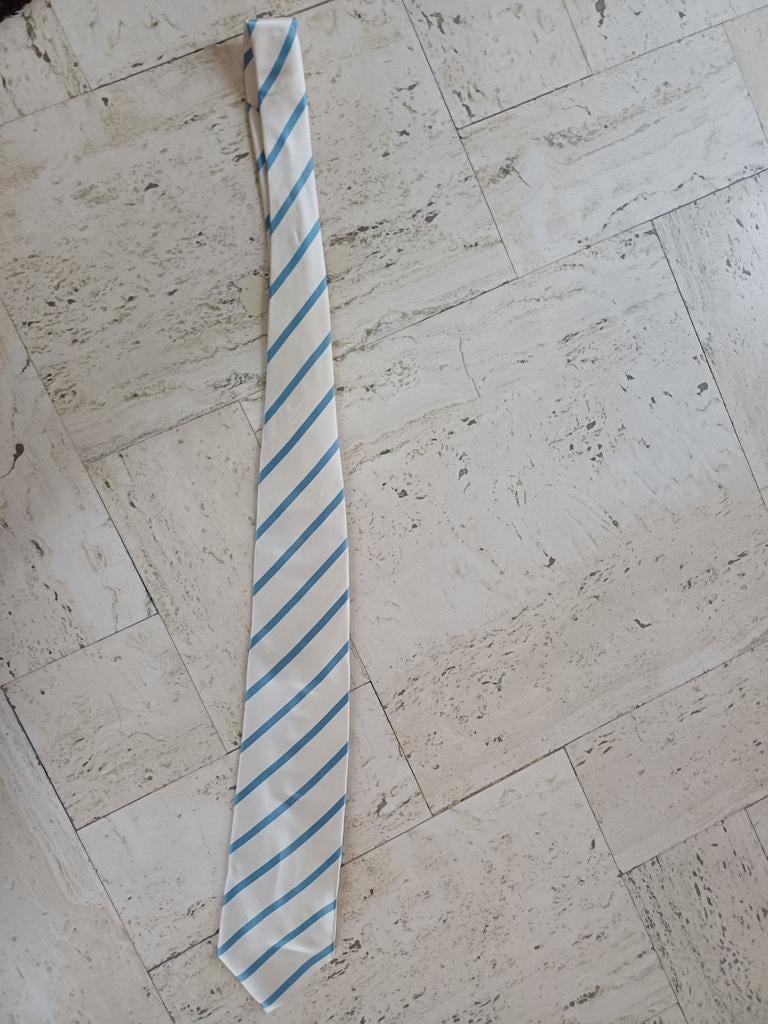 Fattori stropdas met blauwe strepen, Ophalen of Verzenden, Zo goed als nieuw, Fattori