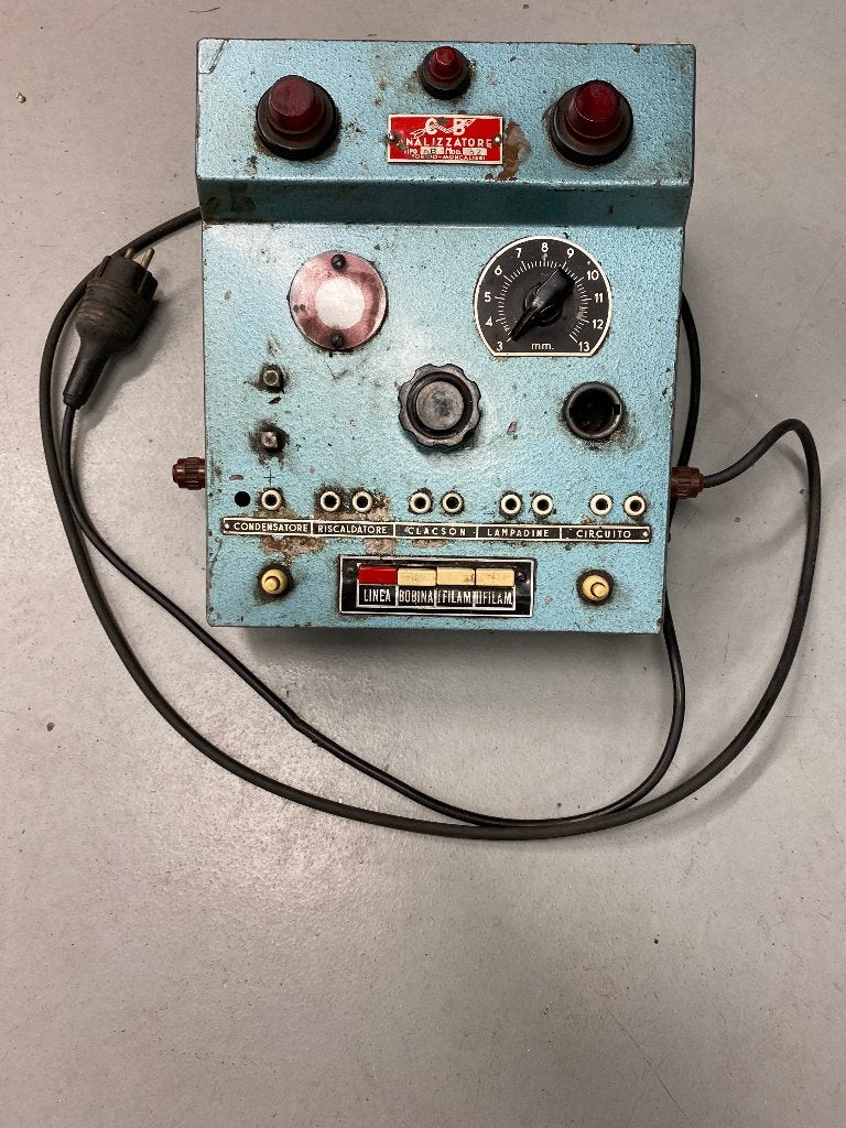 testkast bromfiets electronica -  dealers jaren '60/‘70, Auto diversen, Ophalen, Gebruikt