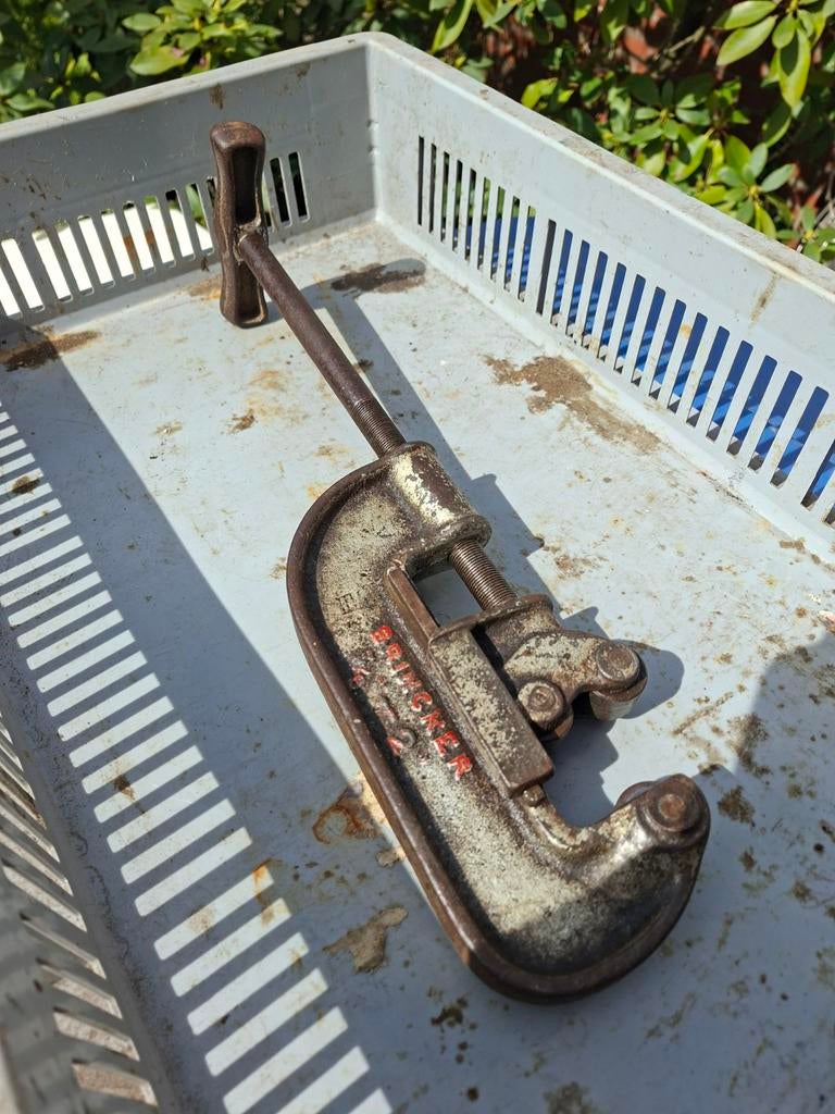 Grote pijpsnijder - Brincker 3/8" - 2", Ophalen of Verzenden, Gebruikt