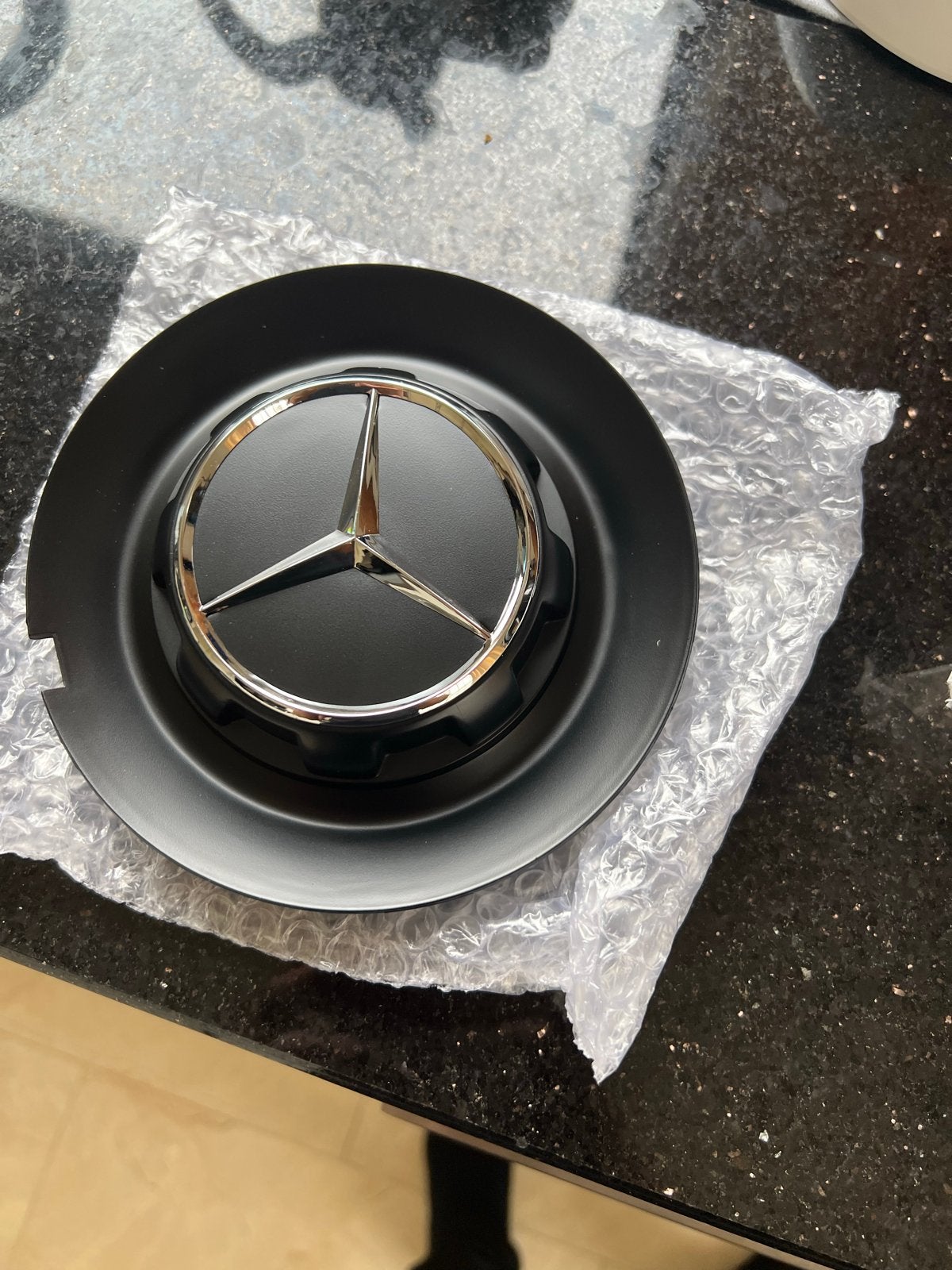Mercedes AMG Naafkap 19 inch - Zwart 146mm kliksysteem, Ophalen of Verzenden, Nieuw
