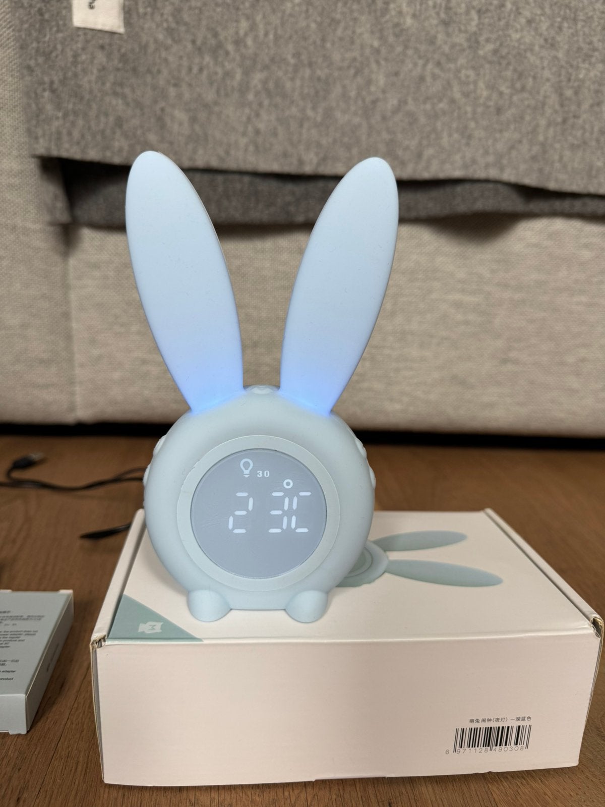 Bunny wekker en slaaptrainer, Witgoed en Apparatuur, Wekkers, Ophalen of Verzenden, Zo goed als nieuw, Digitaal