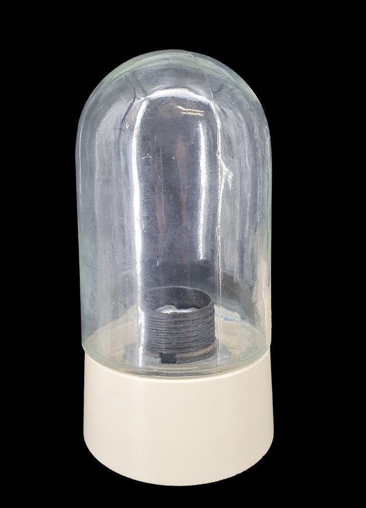 1899 vintage glazen plafoniere plafonniere stallamp lamp, Verzenden, Gebruikt
