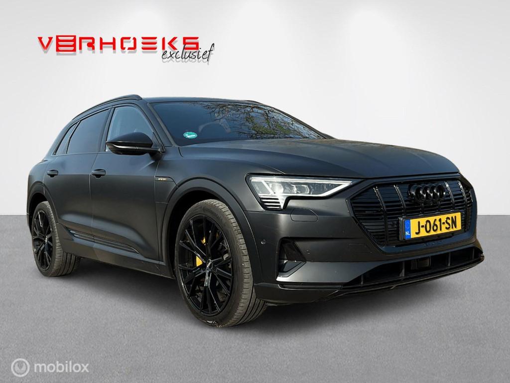 Audi e-tron 55 quattro Business S-Edition Plus 95 kWh, Automaat, 131 €/maand, Zwart, 95 kWh