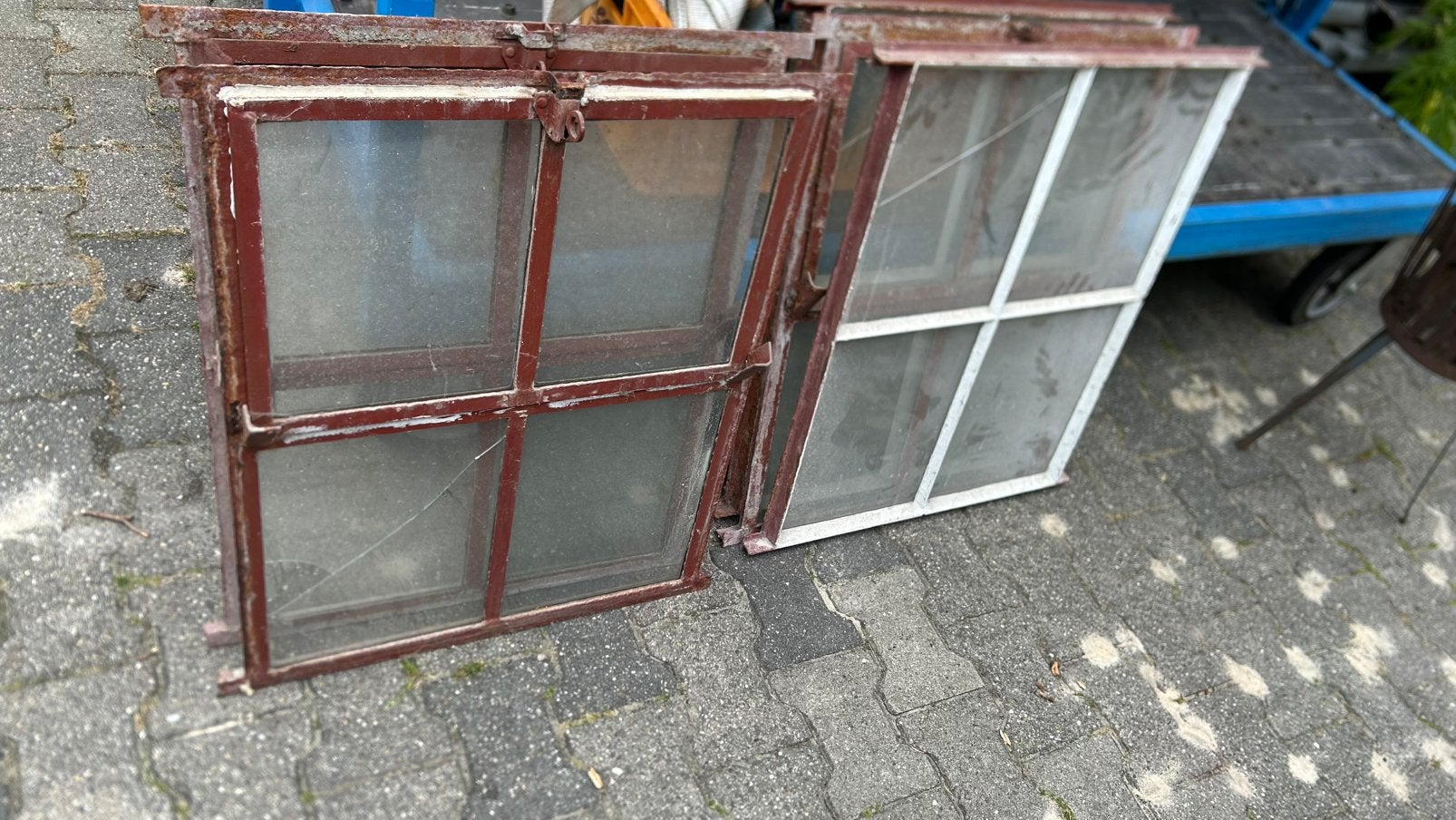 5x Stal raam ijzeren en ook open te zetten 3x, Doe-het-zelf en Verbouw, Glas en Ramen, Ophalen, Gebruikt, Minder dan 80 cm, Minder dan 80 cm