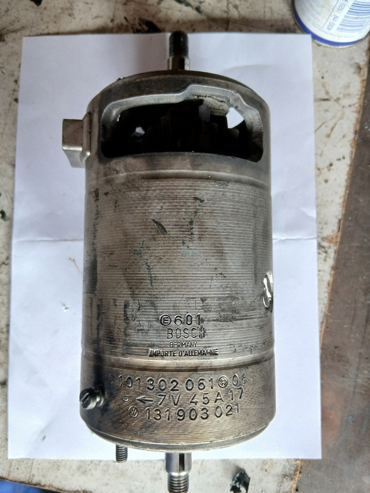 Bosch Dynamo 6V voor VW Kever, Kubel, Bus, Buggy, Ophalen of Verzenden, Gebruikt, Oldtimer onderdelen