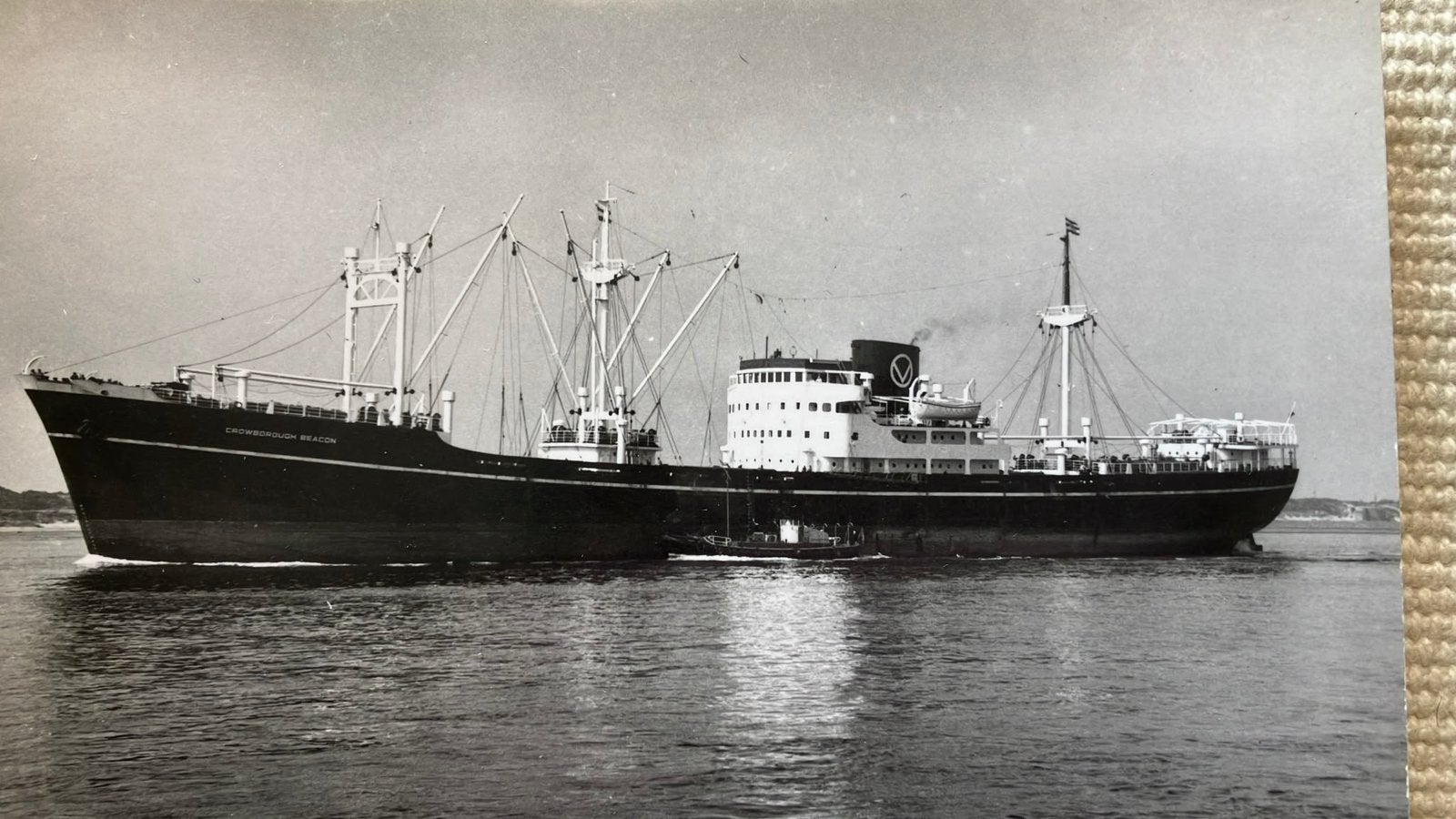 Loods afhaler Makreel langszij  CROWBOROUGH BEACON, Verzamelen, Scheepvaart, Ophalen of Verzenden, Zo goed als nieuw, Kaart, Foto of Prent