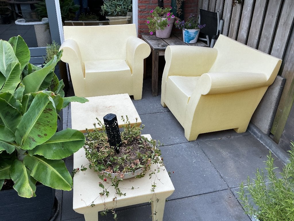 Kartell bubbel club, Tuin en Terras, Tuinbanken, Ophalen, Gebruikt, Kunststof