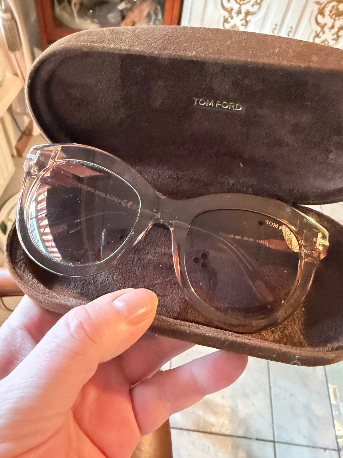 Tom Ford dames zonnebril tf1189 Odette, Sieraden, Tassen en Uiterlijk, Zonnebrillen en Brillen | Dames, Verzenden, Zo goed als nieuw