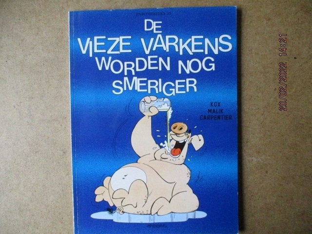 adv5804 parodiereeks - vieze varkens, Eén stripboek, Ophalen, Gelezen