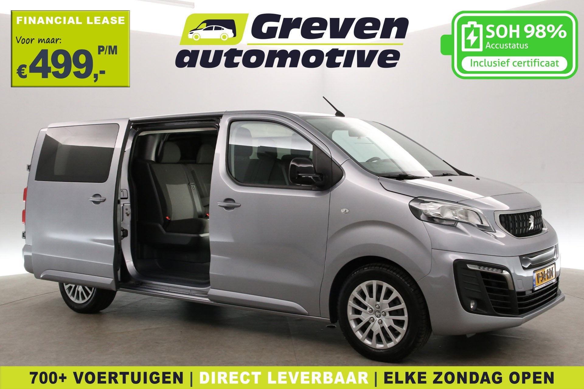Citroën ë-Jumpy Peugeot E-Expert Long Premium 75 kWh L3H1, Auto's, Gebruikt, Citroën, 75 kWh, 1000 kg
