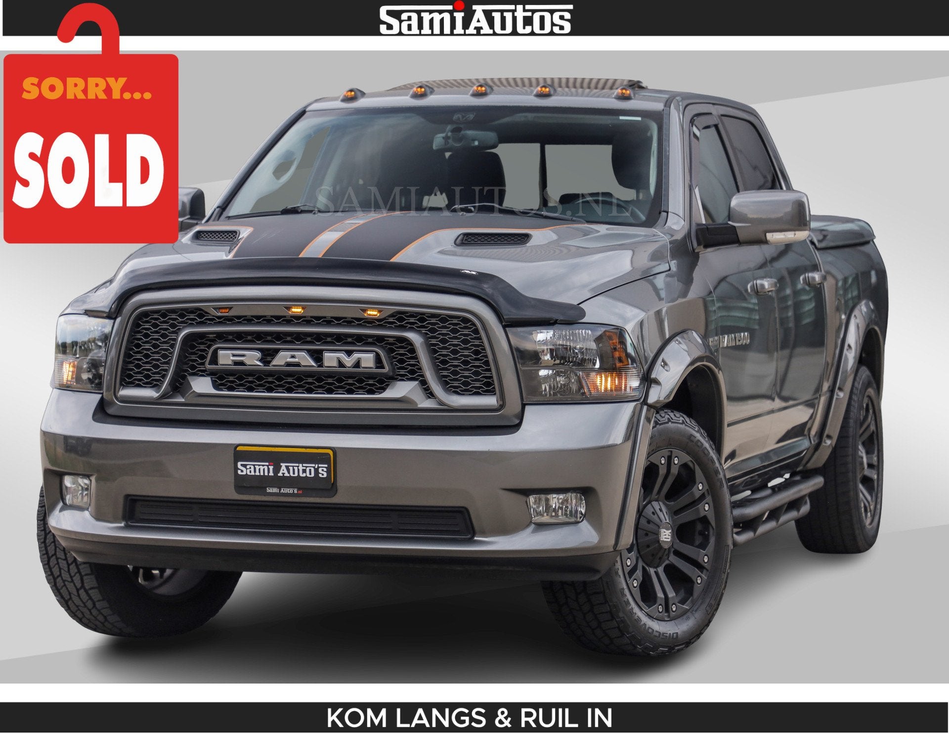 Dodge Ram WIDE BODY | SPORT | 5.7 V8 HEMI | DUBBELE CABINE C, Auto's, Automaat, Euro 5, Gebruikt, 5654 cc