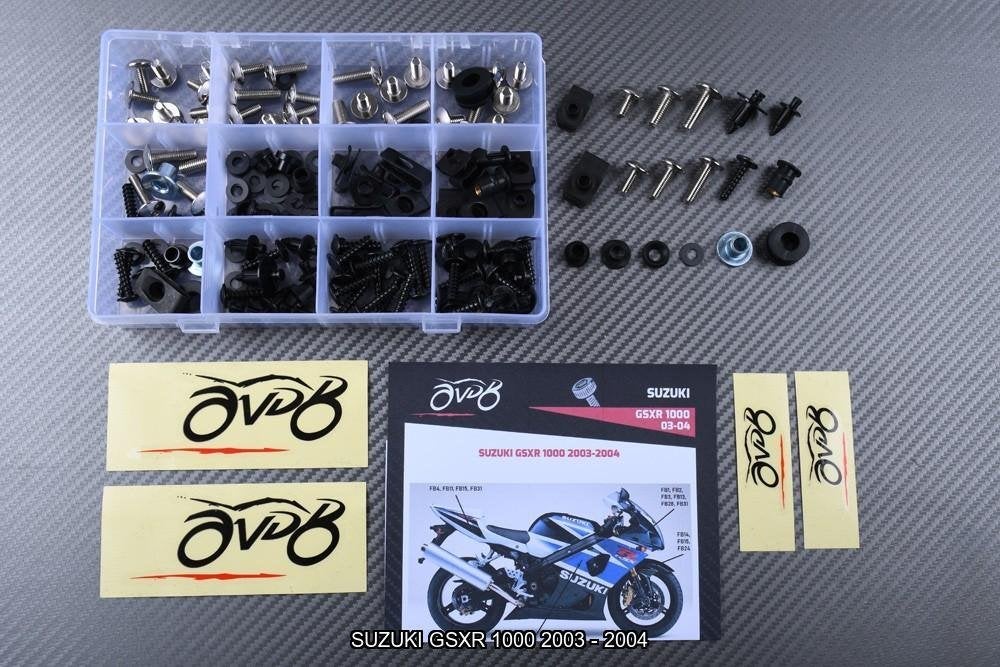 Kuip bouten set voor SUZUKI GSXR 1000 2003 - 2004, Verzenden, Nieuw