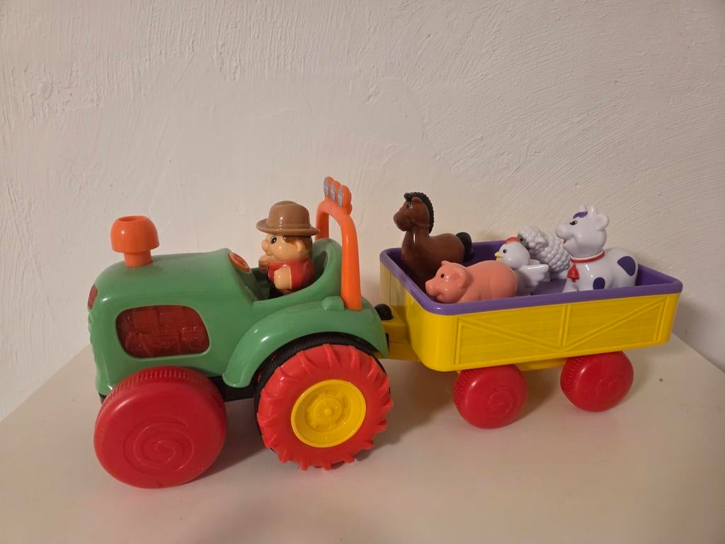 Boerderij tractor met dieren (sonder geluid), Ophalen of Verzenden, Gebruikt