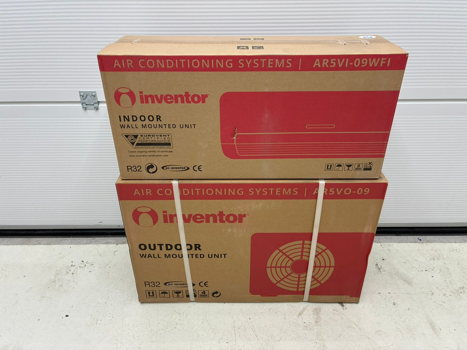 Inventor airco unit 2,5 kw binnen en buiten unit nieuw, Witgoed en Apparatuur, Koelen en Ontvochtigen, 3 snelheden of meer, Ophalen of Verzenden