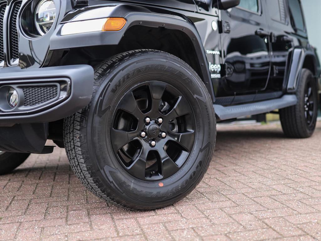 Jeep Wrangler 2.0T Sahara | Alpine | Leder | Camera | Stuur/, Automaat, 450 kg, Euro 6, 4 cilinders