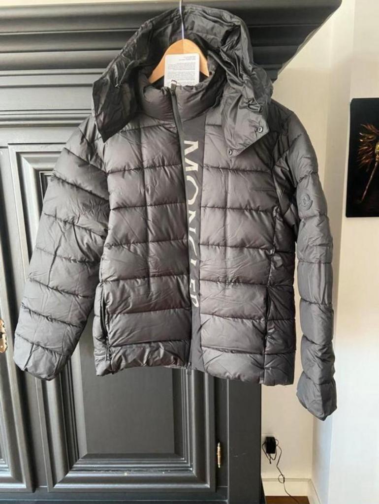 Moncler jas maat M/L, Kleding | Heren, Jassen | Winter, Ophalen, Nieuw, Maat 52/54 (L), Zwart