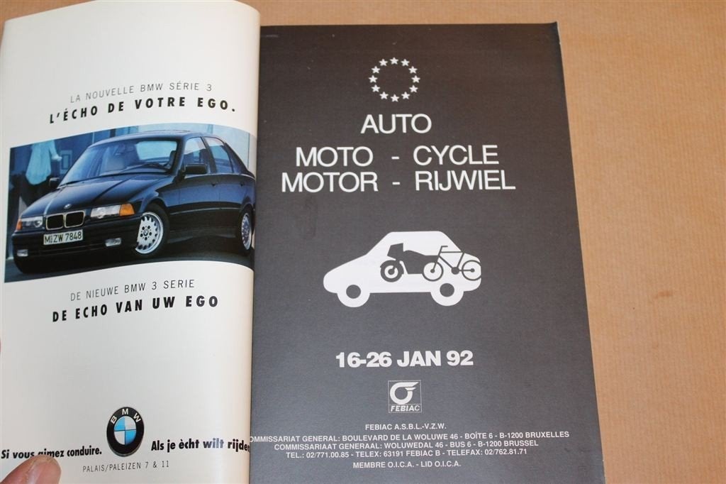 70e Salon Brussel 1992 — Autos, Motors en Fietsen, Ophalen of Verzenden, Gelezen, Opel